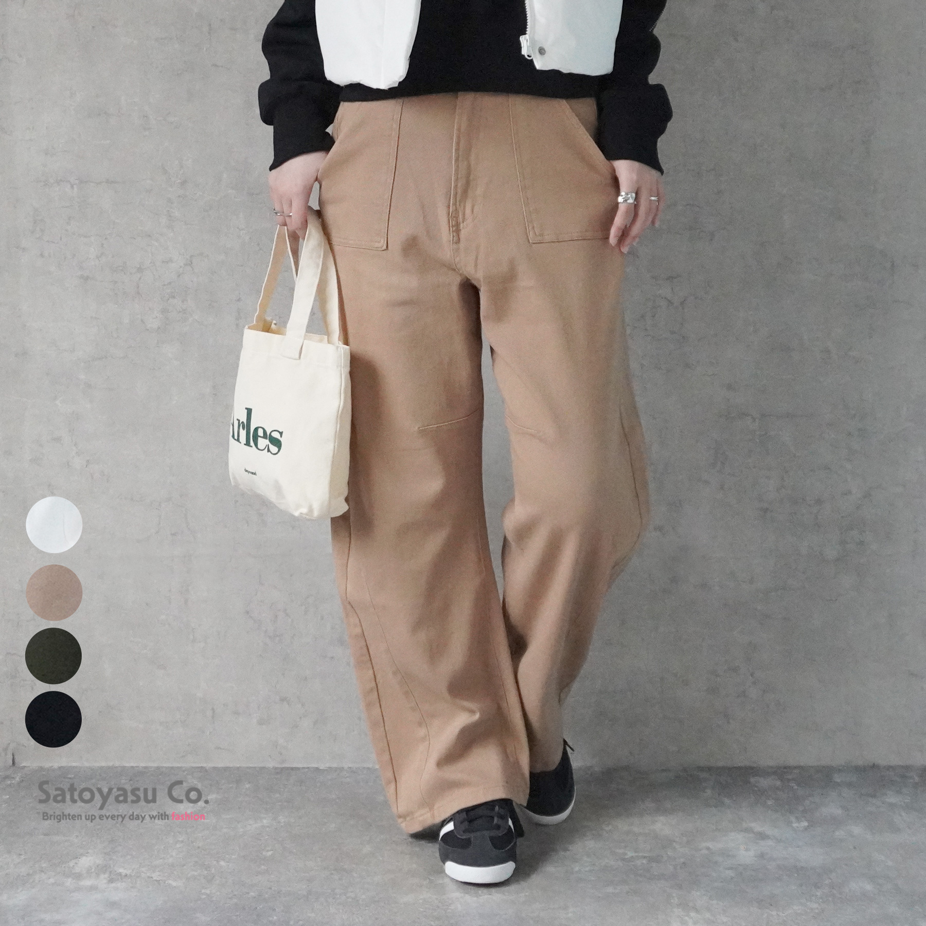 E-6541  わがままフィットカーブベイカーパンツ